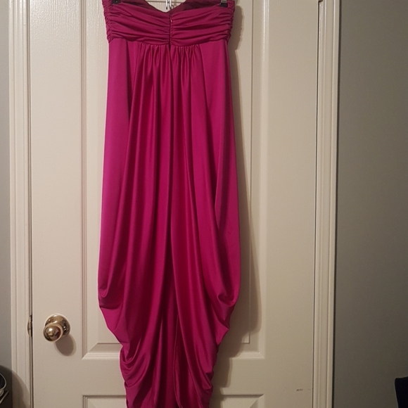 Off the shoulder, long fitted evening gown - Picture 2 of 2